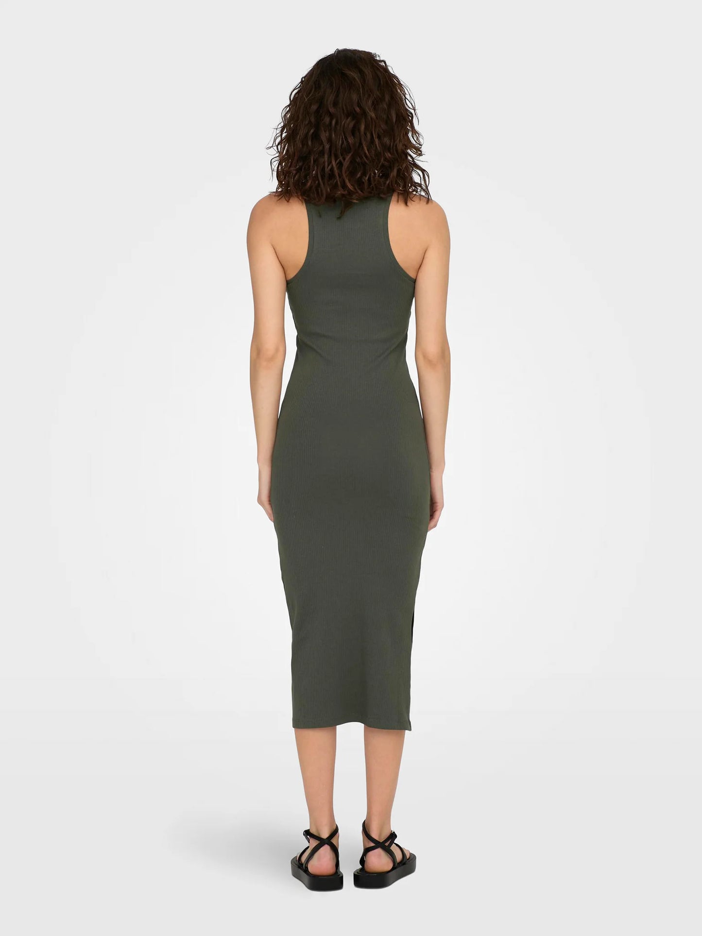 Only, ONLBELFAST S /L MIDI DRESS JRS NOOS