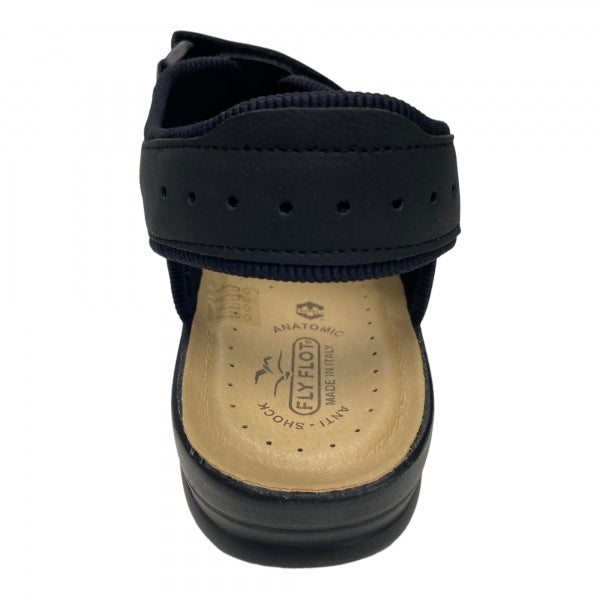 Fly Flot  S5 037 CE | Classic Man, Ciabatte Doppia Fascia - Marrone, Nero