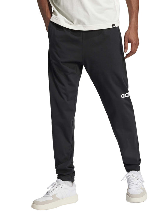 Adidas Essentials Linear, Pantaloni Fitness Uomo - Nero, Blu