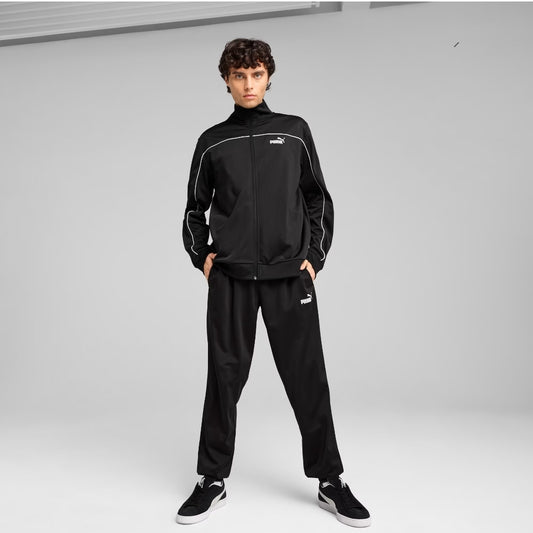 PUMA Poly Piping Suit, Tuta Allenamento Uomo - Nero