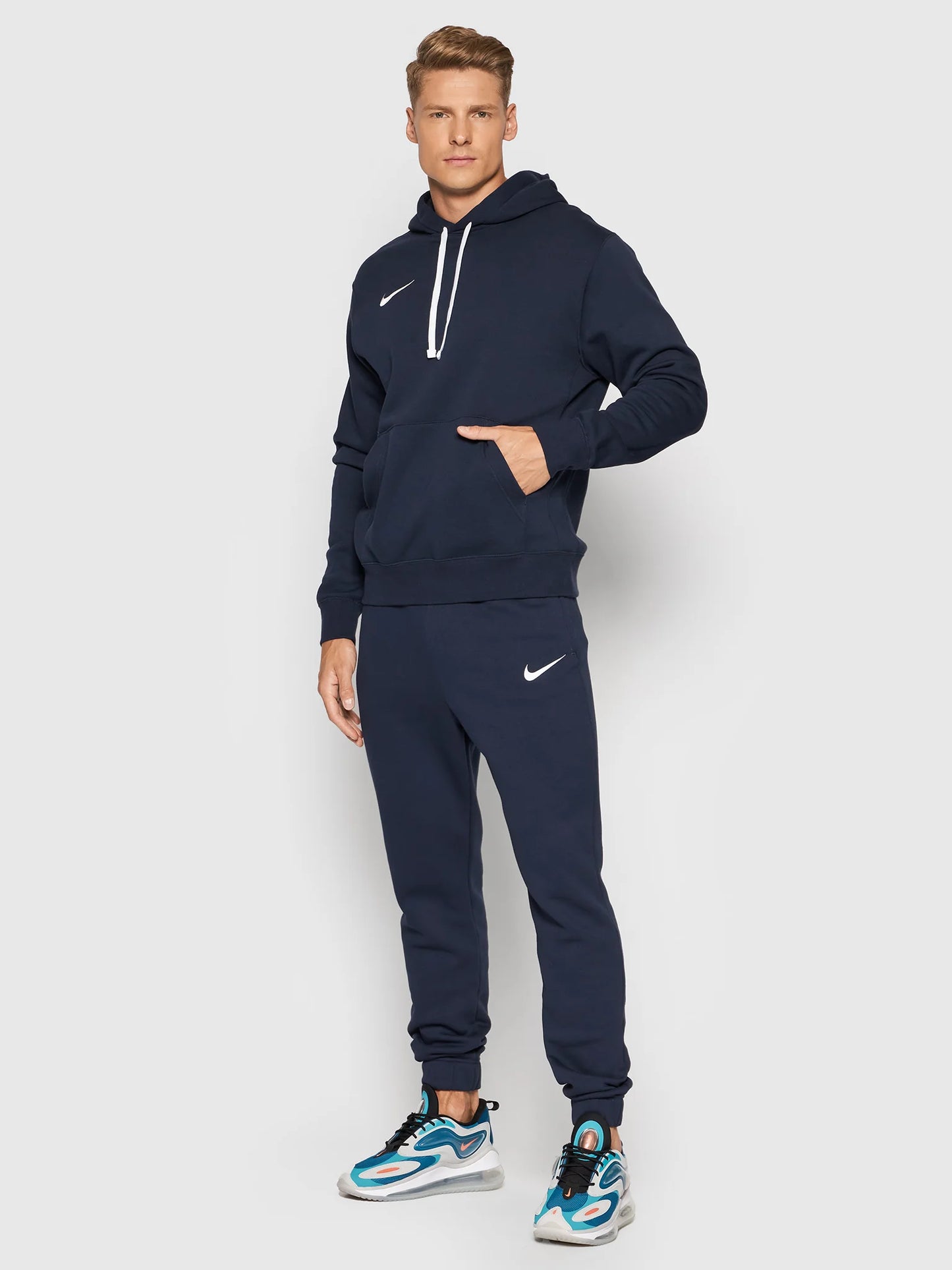 Nike CW6907-451, Pantalone Da Tuta Uomo - Blu, Nero