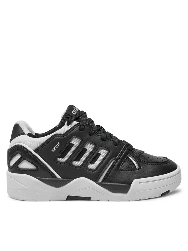 Adidas MIDCITY LOW J, Sneaker Ragazzi - Nero e Bianco