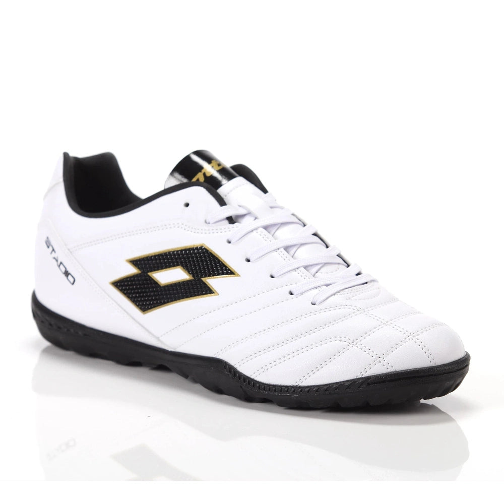 Scarpe calcetto Lotto STADIO 705 TF - Bianco, Nero e Oro