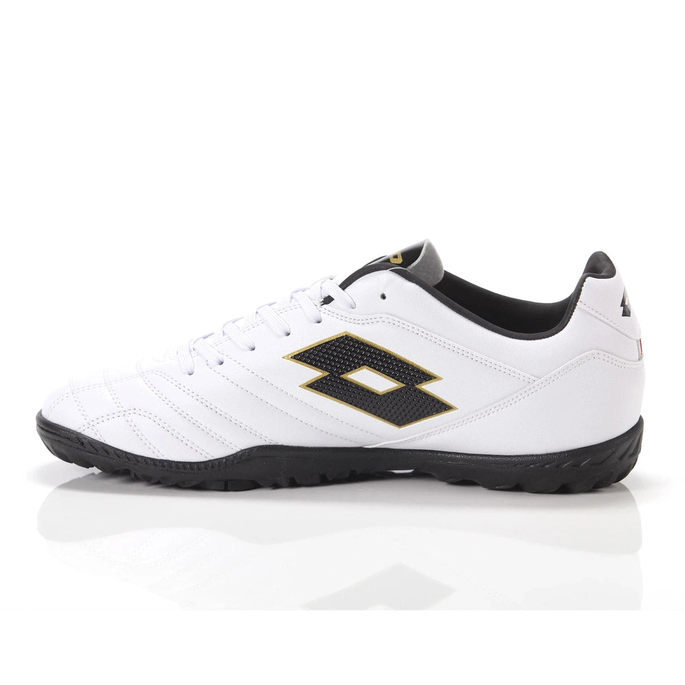 Scarpe calcetto Lotto STADIO 705 TF - Bianco, Nero e Oro