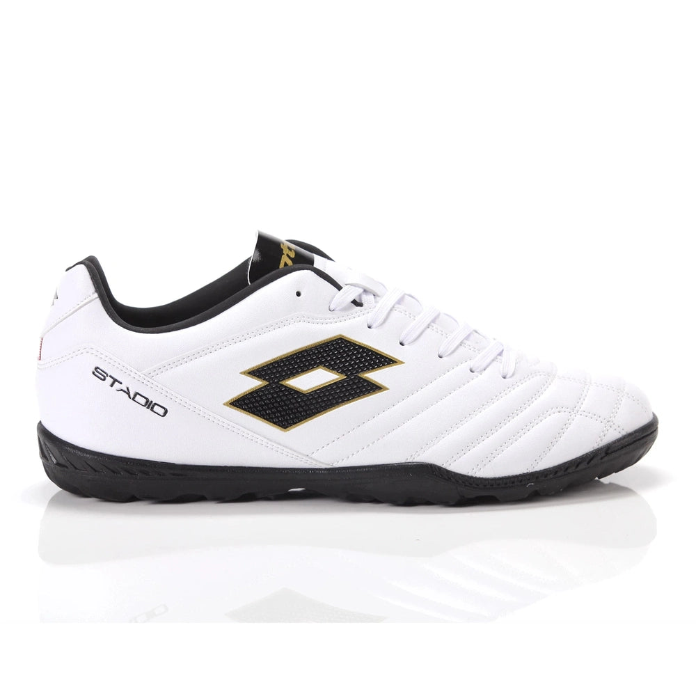 Scarpe calcetto Lotto STADIO 705 TF - Bianco, Nero e Oro