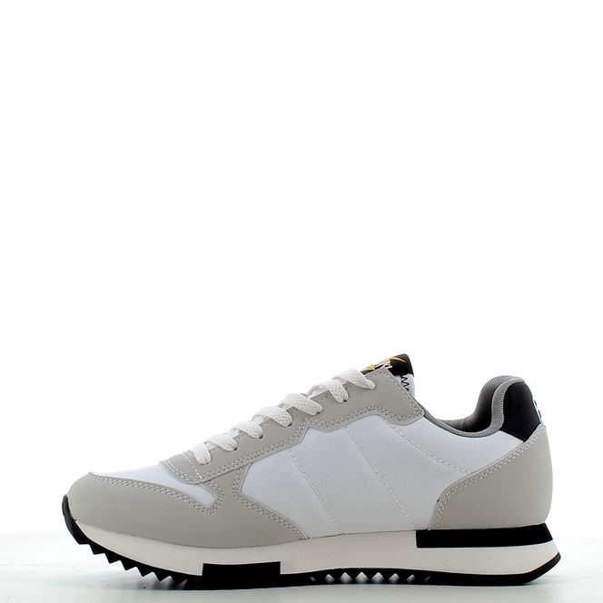 Sun68 Niki Solid (Z44121) Scarpe Tempo Libero Uomo - Bianco, Verde Scuro