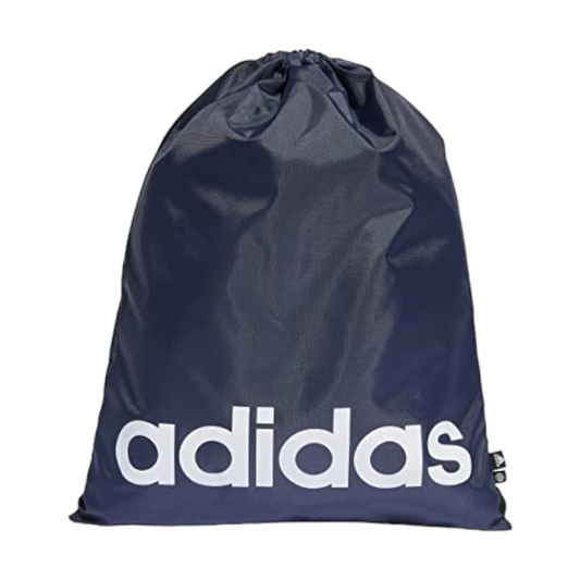 Zaino adidas Gymsack lineare Borsa Sportiva, Nero/Bianco, TU Unisex-Adulto