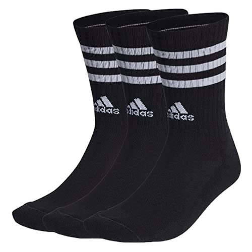 Calzini adidas 3s C SPW CRW 3p, Nero/Bianco, Unisex-Adulto