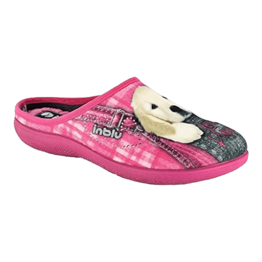 Pantofole Inblu Cuccioli, Donna, Fucsia