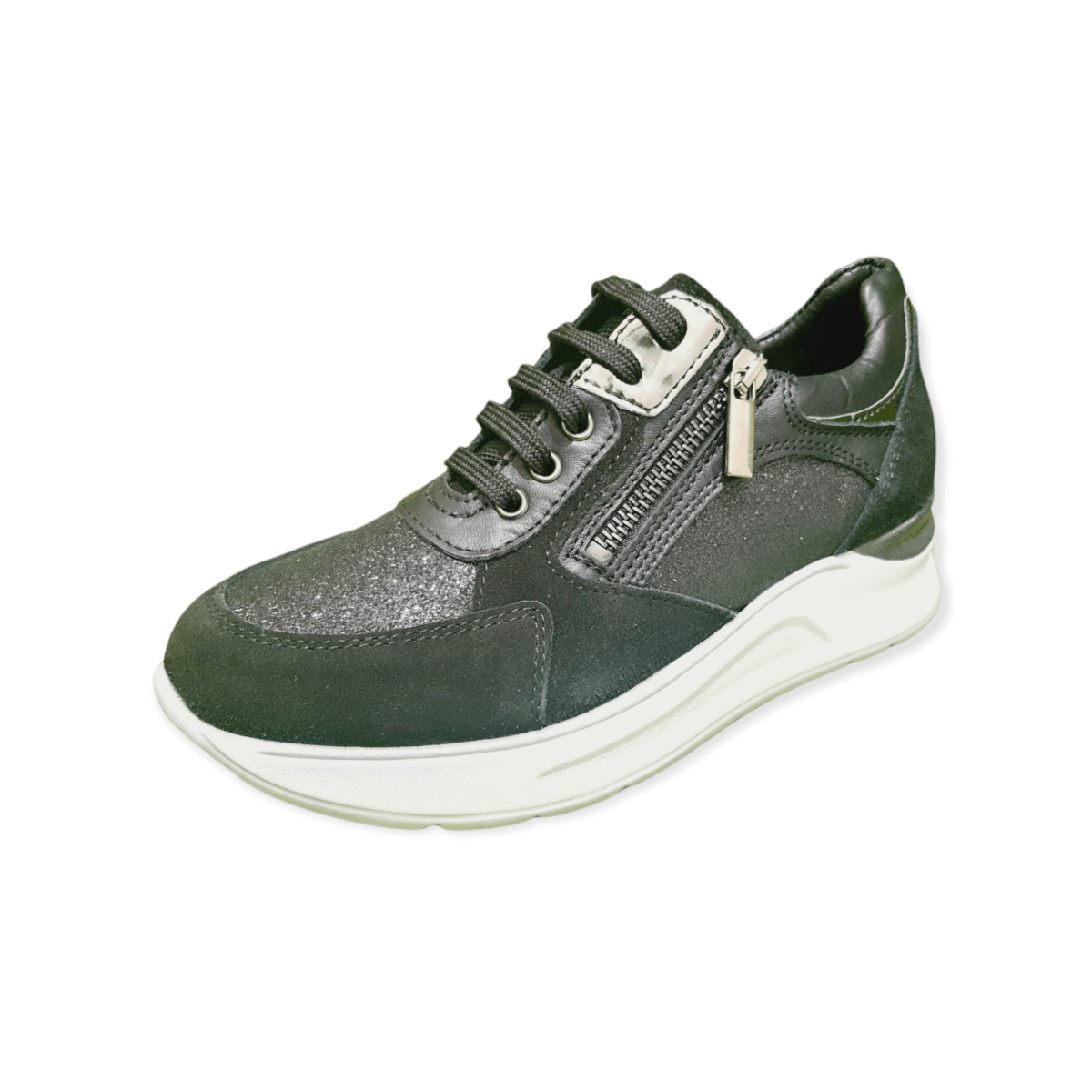 Scarpe Donna Sneakers Agorà Casual Made in Italy, Grigio | Nero