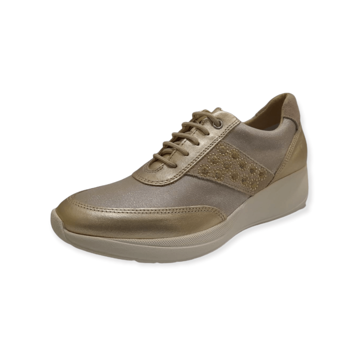 Scarpe Donna Agorà Sneakers Casual Made in Italy, Grigio | Perla