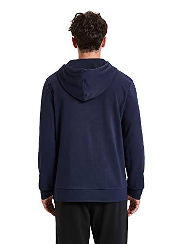 Felpa Diadora - Hoodie Big Logo per Uomo, Rosso | Blu | Nero