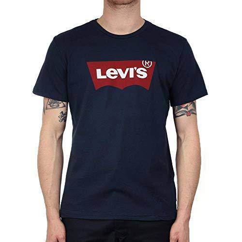 Maglietta Levi's Set-in Neck, Blu HM Graphic Dress Blues , Uomo