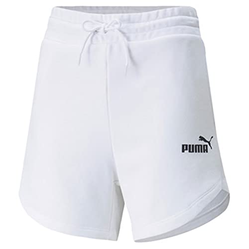 Pantaloncini PUMA Ess 5"" High Waist Shorts TR , Nero | Bianco, Donna