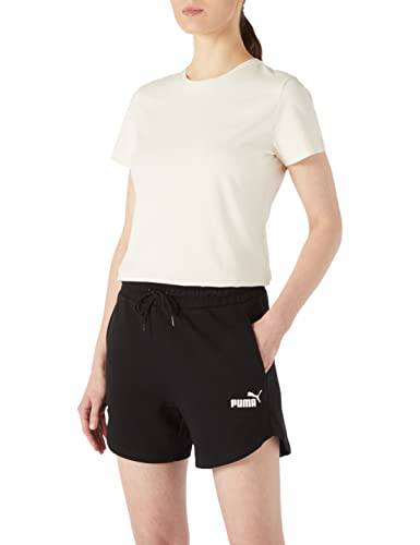 Pantaloncini PUMA Ess 5"" High Waist Shorts TR , Nero | Bianco, Donna