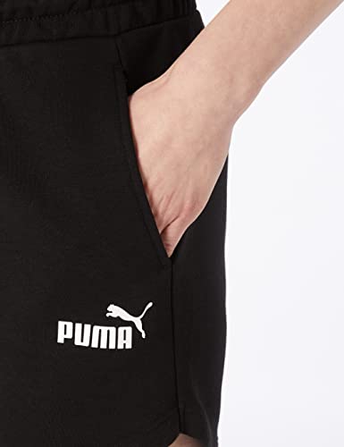 Pantaloncini PUMA Ess 5"" High Waist Shorts TR , Nero | Bianco, Donna