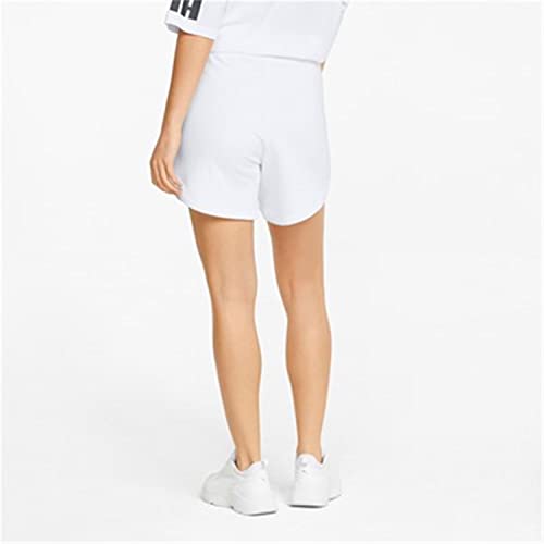 Pantaloncini PUMA Ess 5"" High Waist Shorts TR , Nero | Bianco, Donna