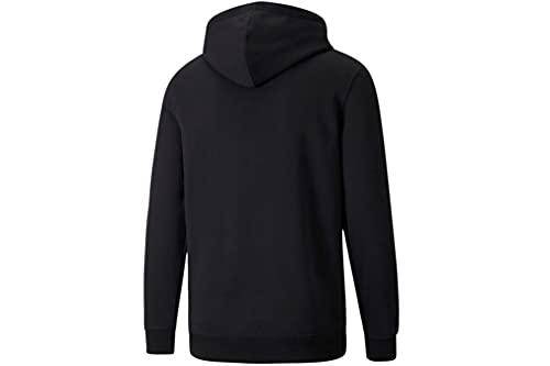 Felpa PUMA Power Logo Hood, Nero, Uomo